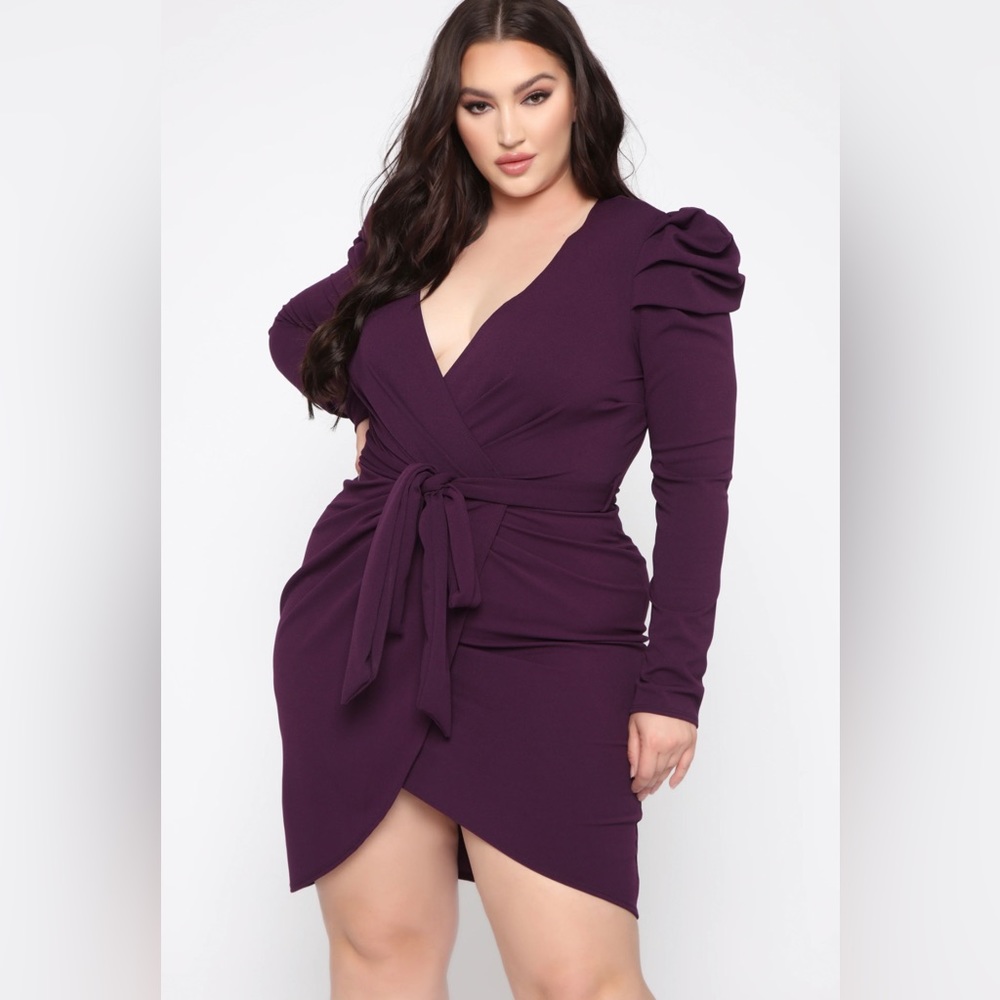 Fashion Nova - Demure Vix Wrap Dress